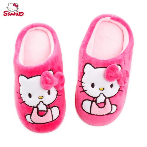 Chaussons enfants en HELLO KITTY pour hiver - semelle caoutchouc antidérapant Ref 1036003