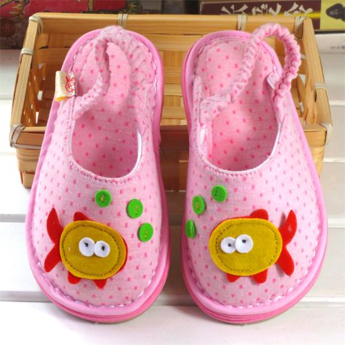 Chaussons enfants en coton pour printemps - semelle Melaleuca Ref 1036007