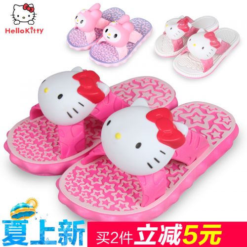 Chaussons enfants HELLO KITTY pour été - semelle plastique Ref 1036192