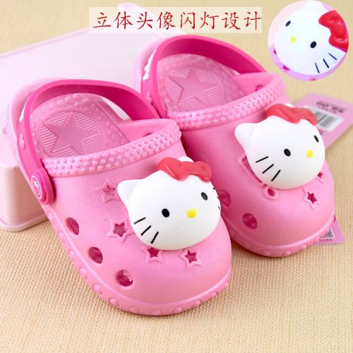 Chaussons enfants HELLO KITTY pour été - semelle plastique Ref 1036257