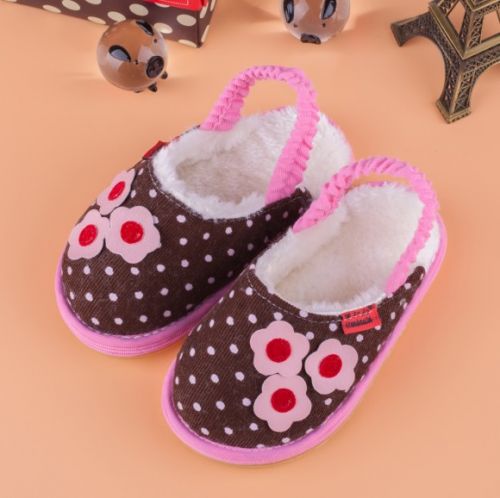 Chaussons enfants en coton pour hiver - semelle Melaleuca Ref 1036345