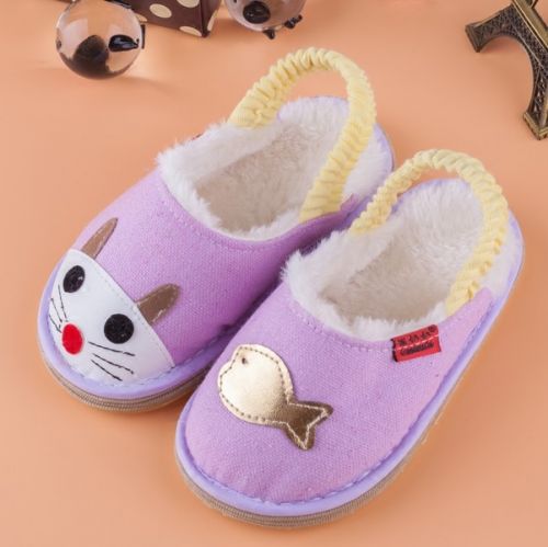 Chaussons enfants en coton pour hiver - semelle Melaleuca Ref 1036351
