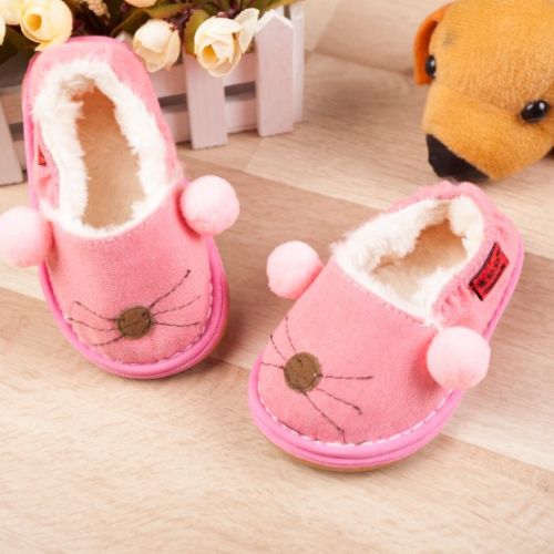 Chaussons enfants en coton pour hiver - semelle Melaleuca Ref 1036361