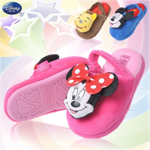 Chaussons enfants en DISNEY pour hiver - semelle caoutchouc Ref 1036522