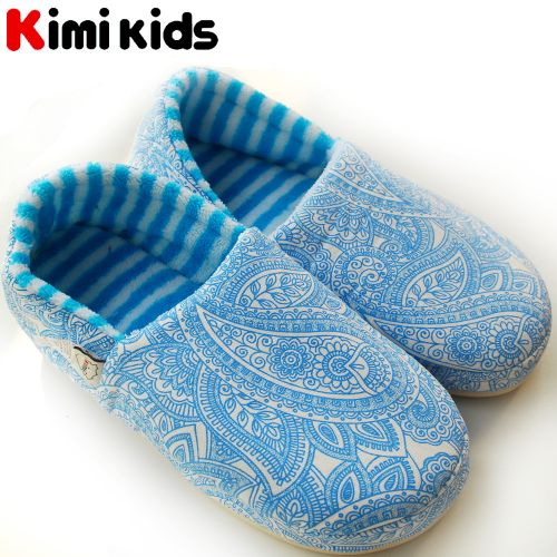 Chaussons enfants en coton KIMI KIDS - semelle plastique Ref 1036543