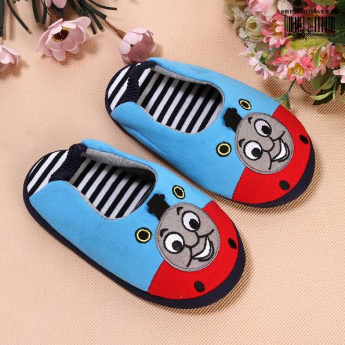 Chaussons enfants en coton - semelle caoutchouc antidérapant Ref 986028