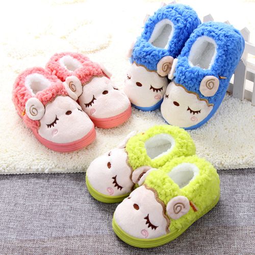 Chaussons enfants en CHEERFUL MARIO pour hiver - semelle caoutchouc Ref 986099