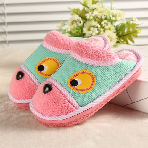 Chaussons enfants en pour hiver - semelle plastique Ref 986203