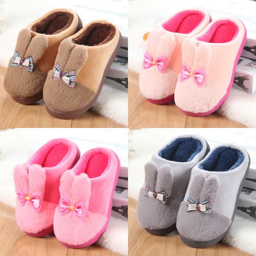 Chaussons enfants pour hiver - semelle caoutchouc antidérapant Ref 986418