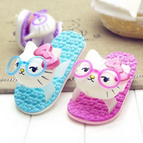 Chaussons enfants en cuir synthétique pour été - semelle EVA Ref 986424