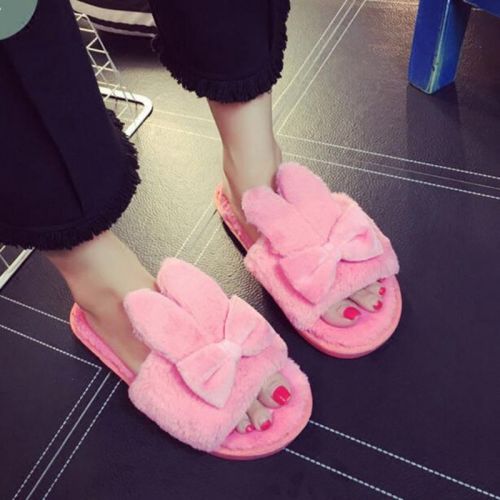 Chaussons enfants en pour printemps - semelle caoutchouc Ref 986454