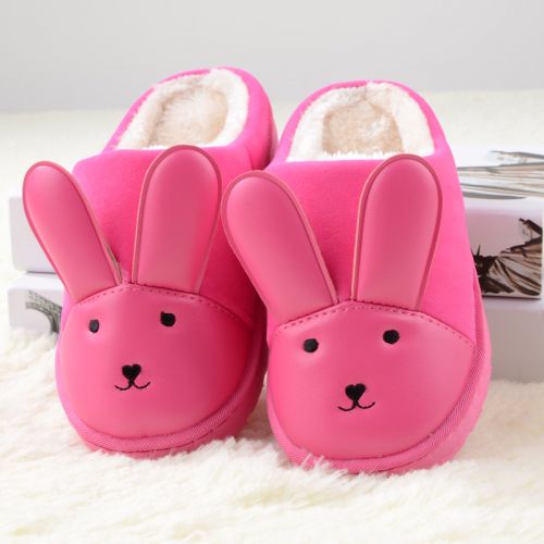 Chaussons enfants en pour hiver - semelle caoutchouc Ref 986460