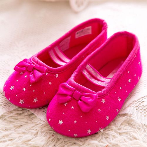 Chaussons enfants en pour printemps - semelle plastique Ref 986486