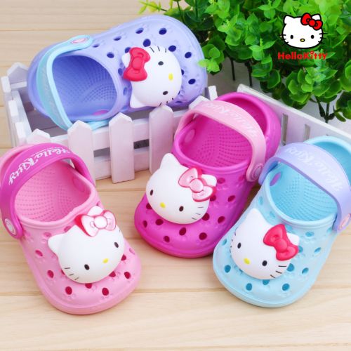Chaussons enfants en EVA HELLO KITTY pour été - semelle caoutchouc antidérapant Ref 986525