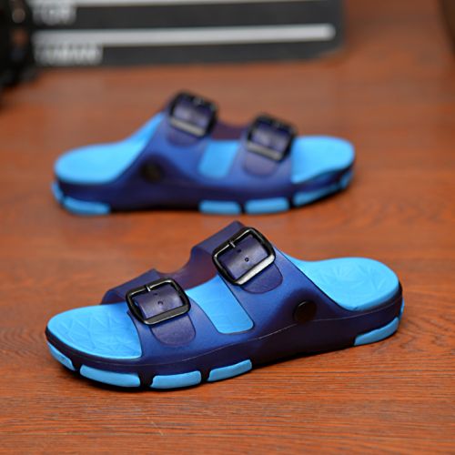 Chaussons enfants en Cuir spatial pour été - semelle EVA Ref 986549