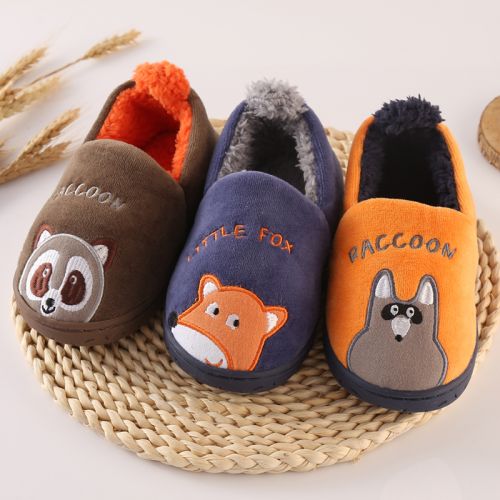 Chaussons enfants en pour hiver - semelle plastique Ref 986683