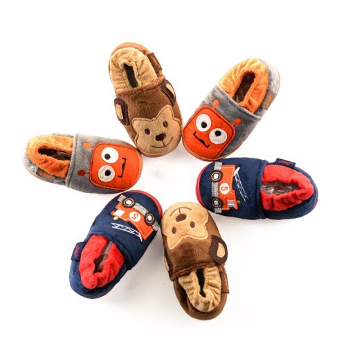 Chaussons enfants en DUDUJIA pour hiver - semelle caoutchouc Ref 986684