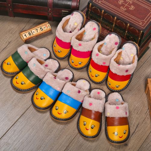 Chaussons enfants en peau de mouton - Ref 986724