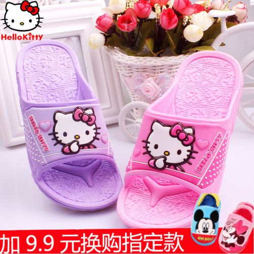 Chaussons enfants HELLO KITTY pour été - semelle Ref 986779