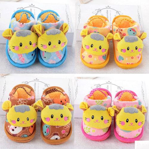 Chaussons enfants en pour hiver - semelle EVA Ref 986895