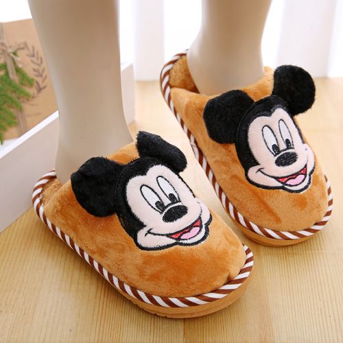 Chaussons enfants en coton - semelle caoutchouc Ref 986914