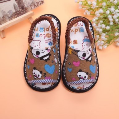 Chaussons enfants en coton pour Toute saison - semelle Melaleuca Ref 987011