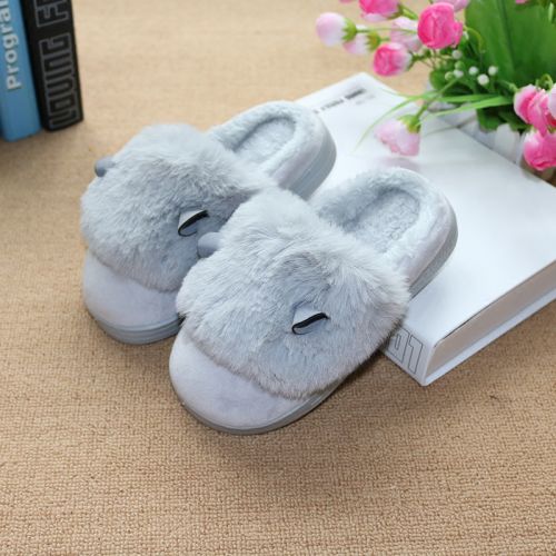 Chaussons enfants en pour hiver - semelle caoutchouc Ref 987185