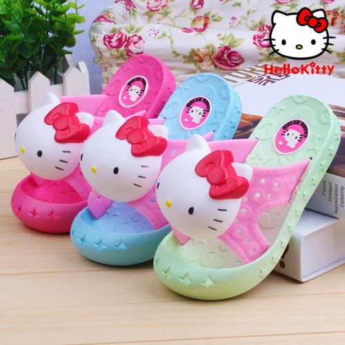 Chaussons enfants HELLO KITTY pour été - semelle fond composite Ref 987237