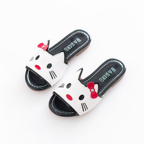 Chaussons enfants en similicuir BELLA NEWMAN pour été - semelle plastique Ref 987293