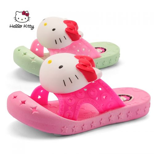 Chaussons enfants HELLO KITTY pour été - semelle Ref 987305