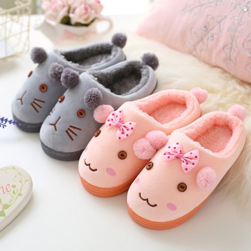 Chaussons enfants en pour hiver - semelle EVA Ref 987309
