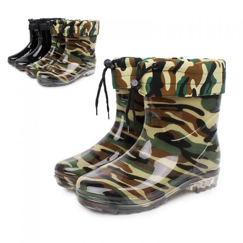 Chaussures - bottes caoutchouc homme pour hiver semelle plastique Ref 959440