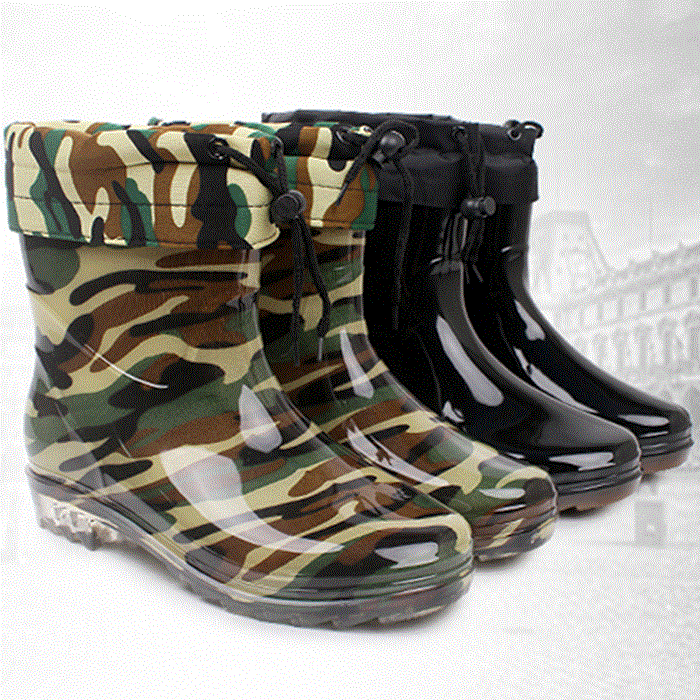 Chaussures - bottes caoutchouc homme pour hiver semelle plastique Ref 960954