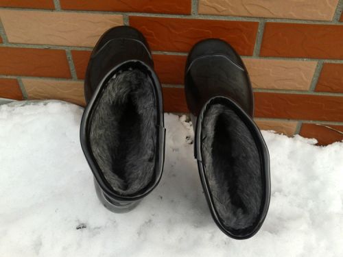 Chaussures - bottes caoutchouc homme pour hiver semelle Ref 960979