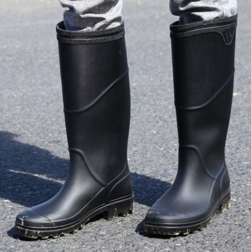 Chaussures - bottes caoutchouc homme pour hiver semelle plastique Ref 961091