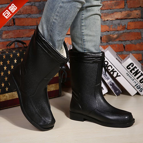 Chaussures - bottes caoutchouc homme pour hiver semelle Ref 961154