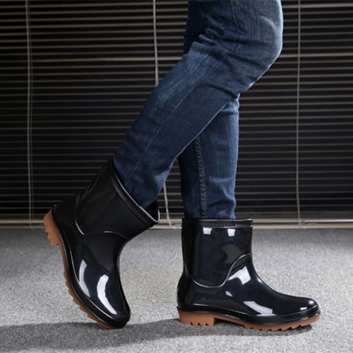 Chaussures - bottes caoutchouc homme pour hiver semelle plastique Ref 961252