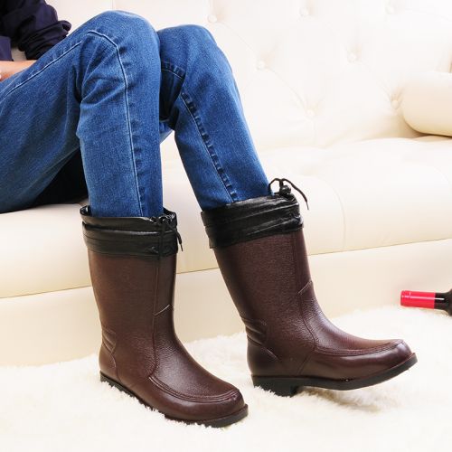 Chaussures - bottes caoutchouc homme pour hiver semelle Ref 961914