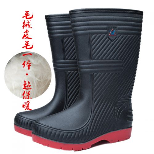 Chaussures - bottes caoutchouc homme pour hiver semelle plastique Ref 962401