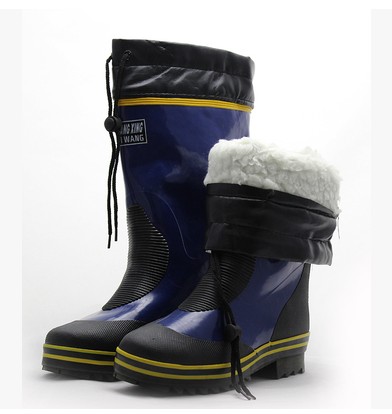 Chaussures - bottes caoutchouc homme DOUBLE STAR pour hiver semelle Ref 962845