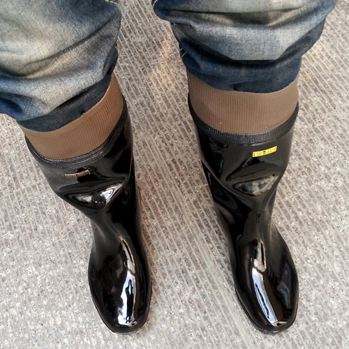 Chaussures - bottes caoutchouc homme pour printemps semelle Ref 963670