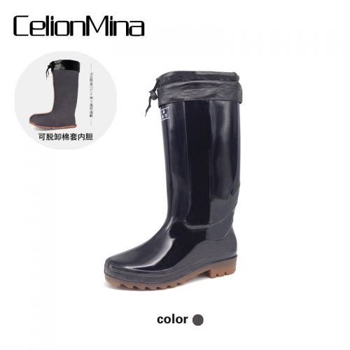 Chaussures - bottes caoutchouc homme pour hiver semelle plastique Ref 964459