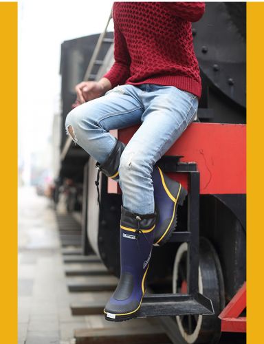 Chaussures - bottes caoutchouc homme pour printemps semelle Ref 964554