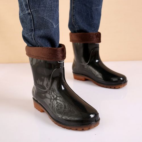 Chaussures - bottes caoutchouc homme pour hiver semelle fond composite Ref 971485