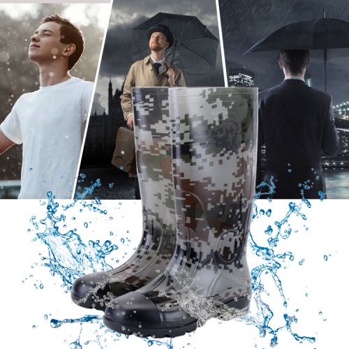 Chaussures - bottes caoutchouc homme pour hiver semelle plastique Ref 971530