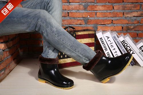 Chaussures - bottes caoutchouc homme pour hiver semelle plastique Ref 972199