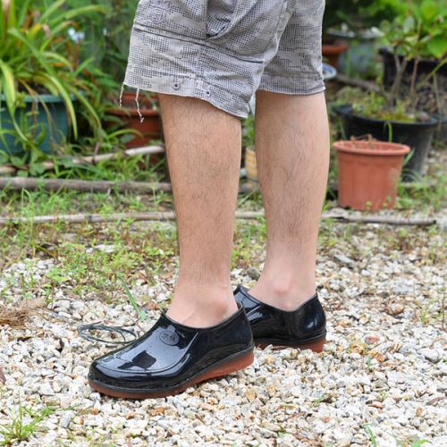 Chaussures - bottes caoutchouc homme pour printemps Ref 972308