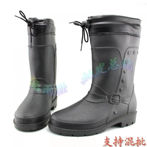 Chaussures - bottes caoutchouc homme pour hiver semelle plastique Ref 972612