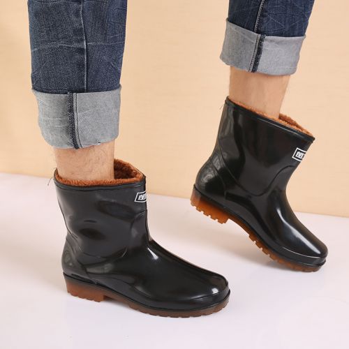 Chaussures - bottes caoutchouc homme pour hiver semelle plastique Ref 972713