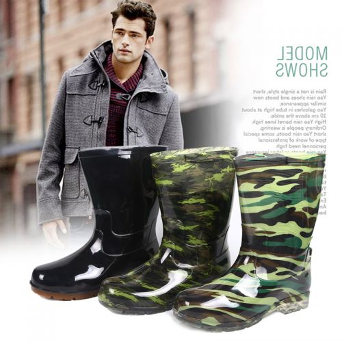 Chaussures - bottes caoutchouc homme pour printemps Ref 972922